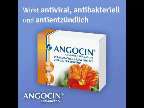 Video o produkte ANGOCIN Antiinfekčné N filmom obalené tablety, 100 ks
