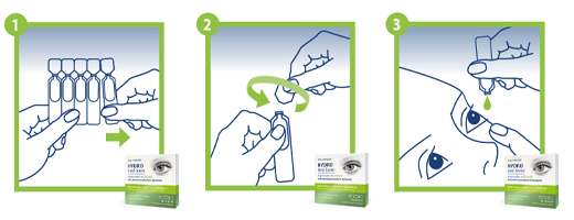 DR.THEISS Hydro med Green očné kvapky jednodávkové amp., 20X0,35 ml