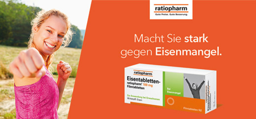 EISENTABLETTEN-ratiopharm 100 mg filmom obalené tablety, 100 ks