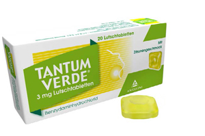TANTUM VERDE 3 mg pastilky s citrónovou príchuťou, 20 ks