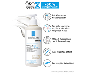 ROCHE-POSAY Lipikar Baume AP+ M Eco fľaša, 400 ml