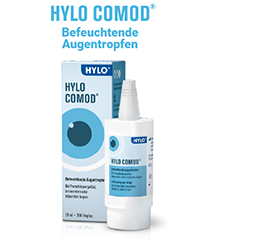 HYLO-COMOD Očné kvapky, 2X10 ml