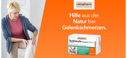 TEUFELSKRALLE-RATIOPHARM Filmom obalené tablety, 100 ks