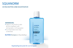 DUCRAY SQUANORM Zinková tinktúra proti lupinám, 200 ml