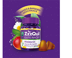 WICK ZzzQuil Good Night Mango & Banán, 60 ks