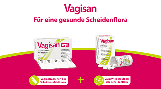 VAGISAN septové vaginálne čapíky s povidón-jódom, 10 ks