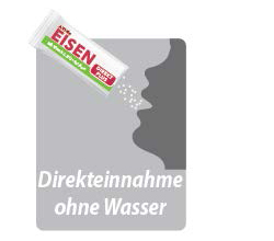 EISEN DIREKT plus vitamín C + kyselina listová + B12 v prášku, 60 ks