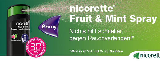 NICORETTE Ovocie & Mäta Sprej 1 mg/sprej NFC, 1 ks