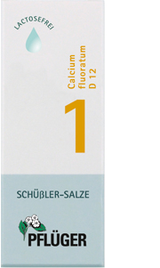 BIOCHEMIE Pflüger 1 Calcium fluoratum D 12 kvapiek, 30 ml