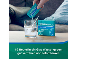 ASPIRIN COMPLEX Btl.w.Gran.z.Herst.e.Susp.z.Einn., 20 ks