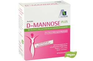 D-MANNOSE PLUS 2000 mg tablety s vitamínmi a minerálmi, 60 ks