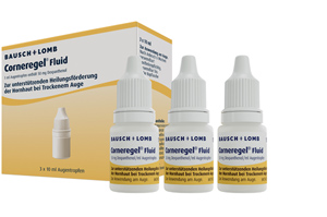 CORNEREGEL Tekuté očné kvapky, 3x10 ml