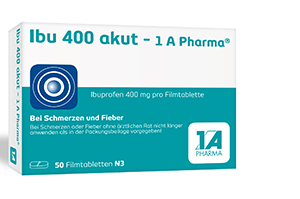 IBU 400 akut-1A Pharma filmom obalené tablety, 50 ks