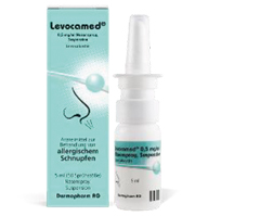 LEVOCAMED 0,5 mg/ml suspenzia do nosa, 5 ml