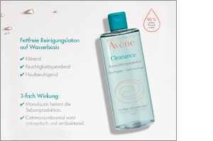 AVENE Cleanance Micelárna čistiaca pleťová voda, 400 ml