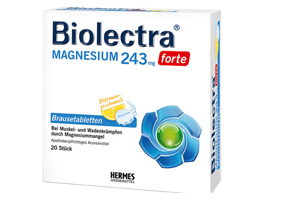 BIOLECTRA Magnézium 243 mg forte citrónové tablety, 20 ks