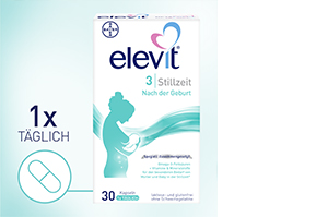 ELEVIT 3 mäkké kapsuly na dojčenie, 30 ks