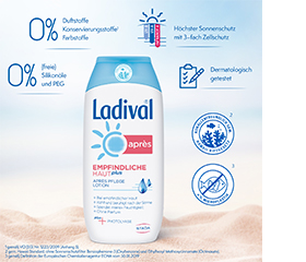 LADIVAL Sensitive Skin Plus Apres Lotion, 200 ml