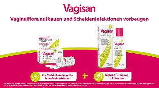 VAGISAN ProbioFlora vaginálne kapsuly s baktériami mliečneho kvasenia, 8 ks