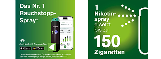 NICORETTE Mätový sprej 1 mg/sprej injekcia NFC, 2 ks