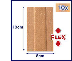 HANSAPLAST Elastické náplasti 6 cmx1 m, 1 ks