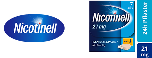 NICOTINELL 21 mg/24-hodinová náplasť 52,5 mg, 7 ks