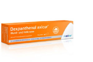DEXPANTHENOL axicur krém na rany a hojenie 50 mg/g, 50 g