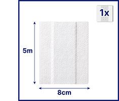 HANSAPLAST Citlivé náplasti 8 cmx5 m, 1 ks