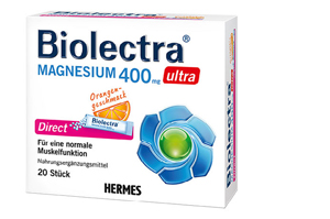 BIOLECTRA Horčík 400 mg ultra Direct Lemon, 20 kapsúl