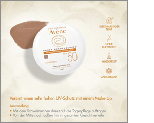 AVENE Kompaktný krém na opaľovanie SPF 50 zlatých, 10 g