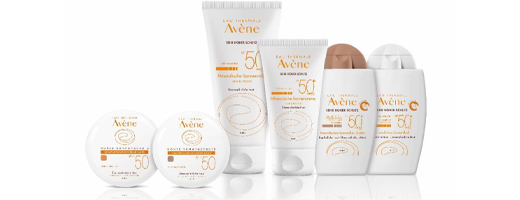 AVENE Kompaktný krém na opaľovanie SPF 50 zlatých, 10 g