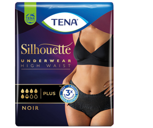 TENA SILHOUETTE plus M noir, 9 ks