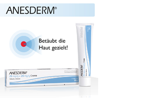 ANESDERM 25 mg/g + 25 mg/g krém + 2 náplasti, 5 g