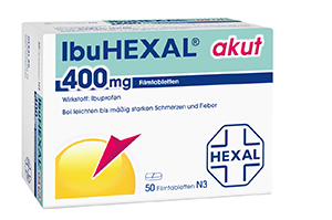 IBUHEXAL akútne 400 filmom obalených tabliet, 50 ks