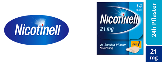 NICOTINELL 21 mg/24-hodinová náplasť 52,5 mg, 14 ks
