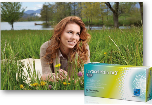 LEVOCETIRIZIN TAD 5 mg filmom obalené tablety, 100 ks