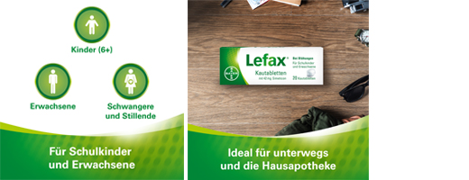 LEFAX Žuvacie tablety, 20 ks