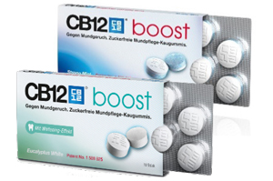 CB12 boost silná mentolová žuvačka, 10 ks
