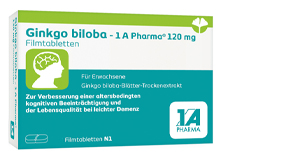 GINKGO BILOBA-1A Pharma 120 mg filmom obalené tablety, 120 ks