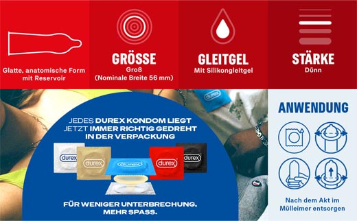 DUREX Citlivo mäkké kondómy, 40 ks