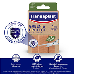 HANSAPLAST Zelená & Ochranné náplasti 6 cmx1 m, 1 ks