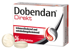 DOBENDAN Priame pastilky Flurbiprofen 8,75 mg, 36 ks