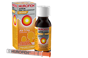 NUROFEN Junior horúčka a bolesť šťava pomaranč 40 mg/ml, 100 ml