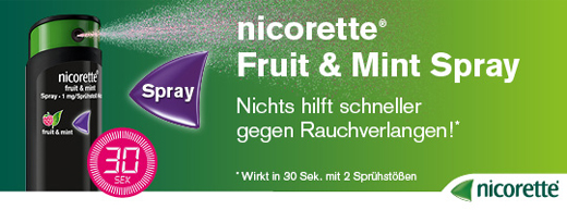 NICORETTE Ovocie & Mäta Sprej 1 mg/sprej NFC, 2 ks