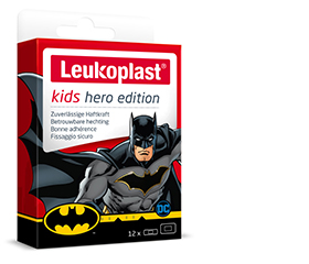 LEUKOPLAST detské pásiky hrdina Batman Mix, 12 ks