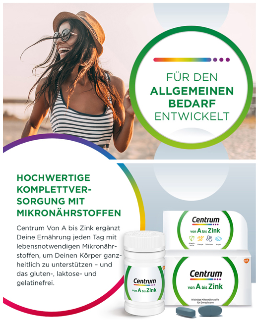CENTRUM A-Zinc Tablets, 30 kapsúl