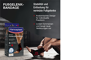 HANSAPLAST Športová podpora členku veľkosť L, 1 ks