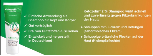 KETOZOLIN 2% šampón, 60 ml