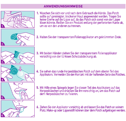 COMPEED Aplikátor náplasti na herpesové blistre HRA, 15 ks