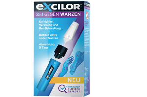 EXCILOR Kombinované balenie 2v1 proti bradaviciam, 1 P